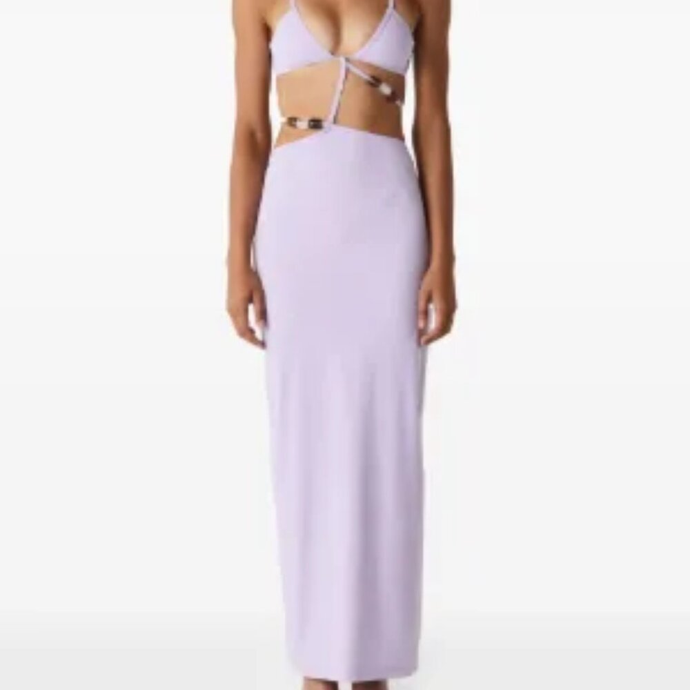 Christopher Esber Cross Bandeau Midi Dress